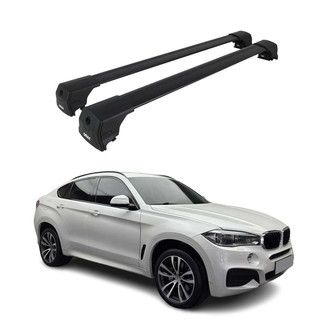OMAC® - Black Flush-Mounted Roof Rails Cross Bars