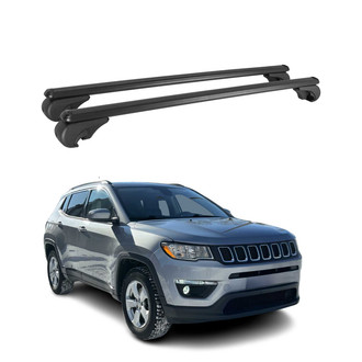 OMAC® - Black Raised Roof Rails Cross Bars