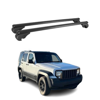 OMAC® - Black Raised Roof Rails Cross Bars