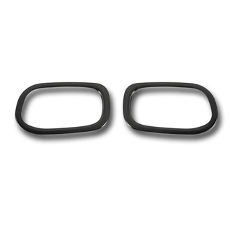 OMAC® - Brushed Black Rear Reflector Lamp Frame
