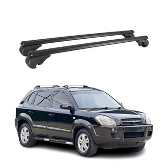 OMAC® - Black Raised Roof Rails Cross Bars