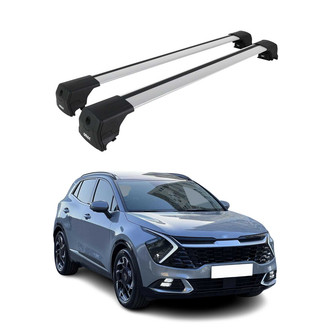 OMAC® - Gray Flush-Mounted Roof Rails Cross Bars