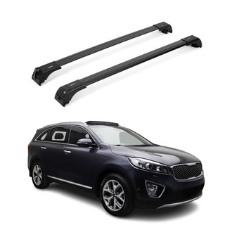OMAC® - Black Flush-Mounted Roof Rails Cross Bars