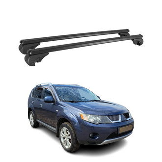 OMAC® - Black Raised Roof Rails Cross Bars