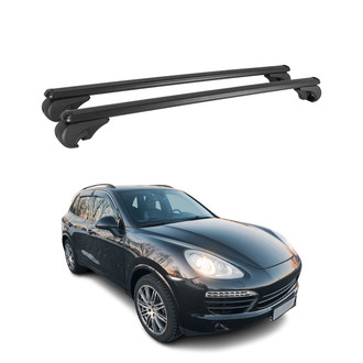OMAC® - Black Raised Roof Rails Cross Bars