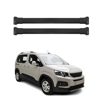 OMAC® - Black Raised Roof Rails Cross Bars