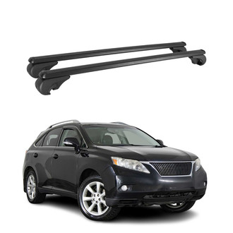 OMAC® - Black Raised Roof Rails Cross Bars