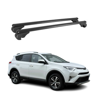 OMAC® - Black Raised Roof Rails Cross Bars