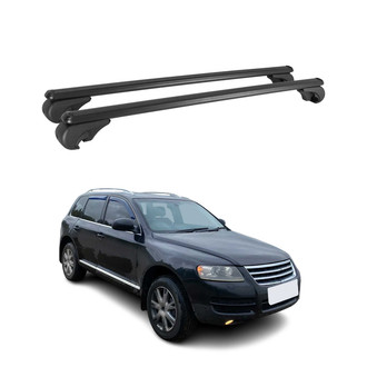 OMAC® - Black Raised Roof Rails Cross Bars