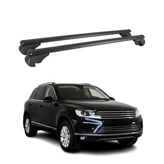 OMAC® - Black Raised Roof Rails Cross Bars