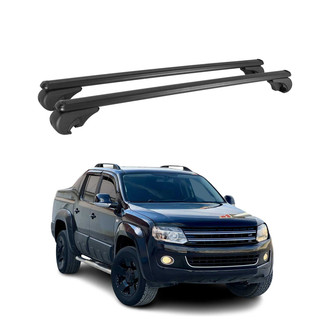 OMAC® - Black Raised Roof Rails Cross Bars