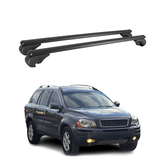 OMAC® - Black Raised Roof Rails Cross Bars
