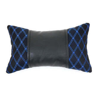 OMAC® - Car Seat Neck Pillow, PU Leather Black