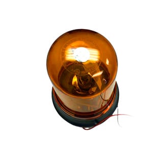 OMAC® - Overhead Warning Garage Sensor Amber LED Rotary Beacon Light with Siren