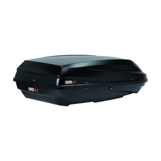 OMAC® - Carbon Fiber Textured Roof Cargo Box (48.3" L x 27" W x 10.6" H, 8 cu.ft)