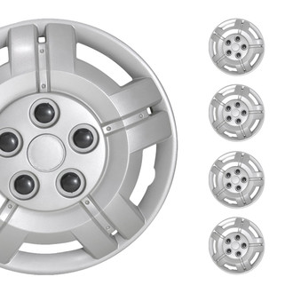 OMAC® - 16" Silver Wheel Covers