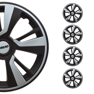 OMAC® - 14" Black and Light Blue Wheel Covers