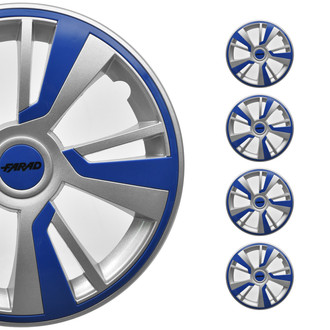 OMAC® - 16" Gray with Dark Blue Insert Wheel Covers