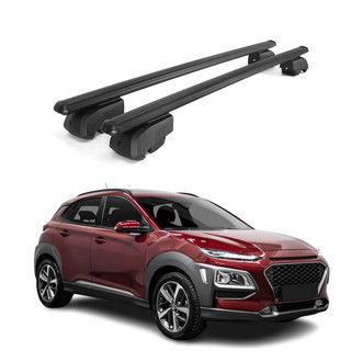 OMAC® - Black Flush-Mounted Roof Rails Cross Bars