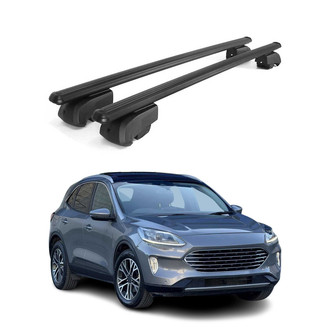 OMAC® - Black Flush-Mounted Roof Rails Cross Bars