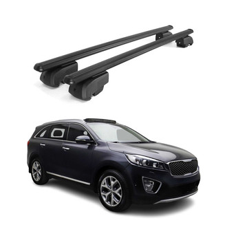 OMAC® - Black Flush-Mounted Roof Rails Cross Bars
