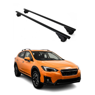 OMAC® - Black Raised Roof Rails Cross Bars