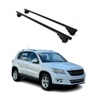 OMAC® - Black Raised Roof Rails Cross Bars