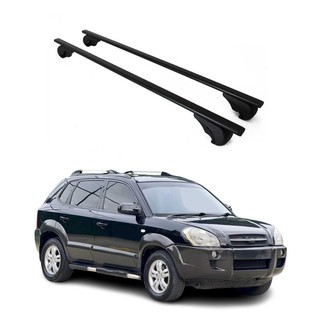 OMAC® - Black Raised Roof Rails Cross Bars