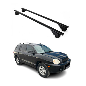 OMAC® - Black Raised Roof Rails Cross Bars