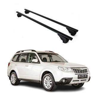 OMAC® - Black Raised Roof Rails Cross Bars