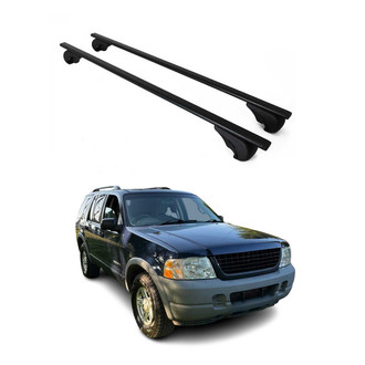 OMAC® - Black Raised Roof Rails Cross Bars