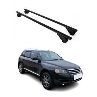 OMAC® - Black Raised Roof Rails Cross Bars