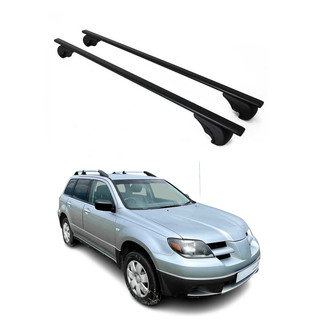 OMAC® - Black Raised Roof Rails Cross Bars