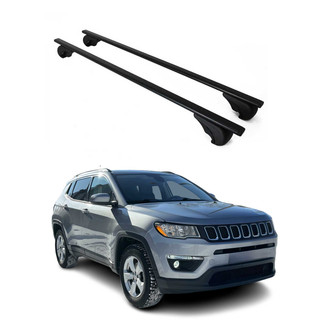 OMAC® - Black Raised Roof Rails Cross Bars