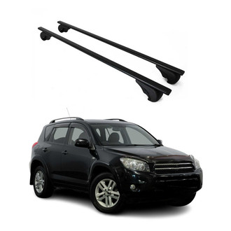 OMAC® - Black Raised Roof Rails Cross Bars