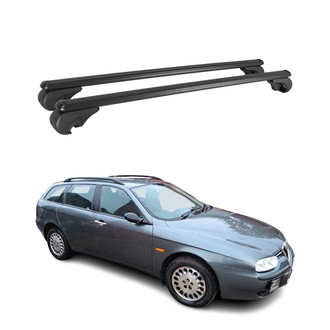 OMAC® - Black Raised Roof Rails Cross Bars