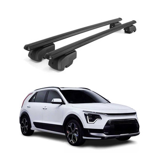 OMAC® - Black Flush-Mounted Roof Rails Cross Bars