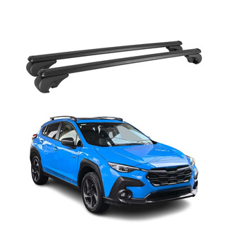 OMAC® - Black Raised Roof Rails Cross Bars