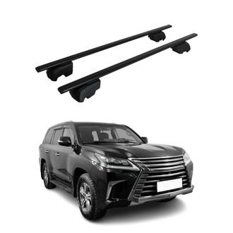OMAC® - Black Flush-Mounted Roof Rails Cross Bars