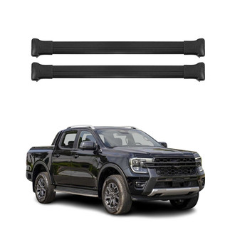 OMAC® - Black Raised Roof Rails Cross Bars