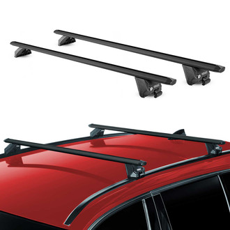 OMAC® - Black Flush-Mounted Roof Rails Cross Bars