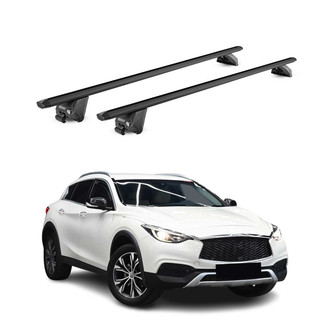 OMAC® - Black Flush-Mounted Roof Rails Cross Bars