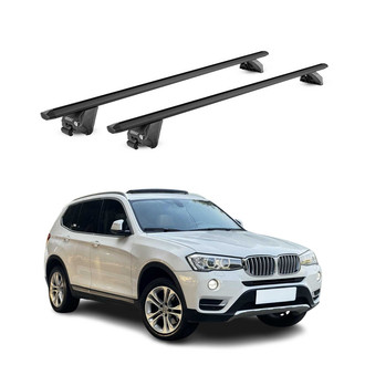 OMAC® - Black Flush-Mounted Roof Rails Cross Bars