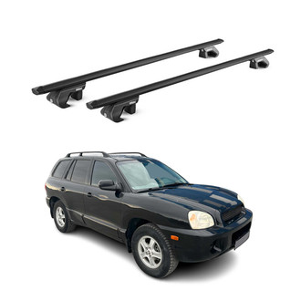 OMAC® - Black Raised Roof Rails Cross Bars