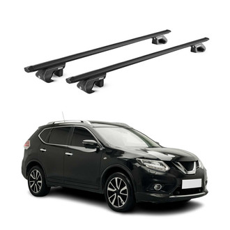 OMAC® - Black Raised Roof Rails Cross Bars