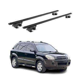 OMAC® - Black Raised Roof Rails Cross Bars