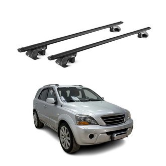 OMAC® - Black Raised Roof Rails Cross Bars