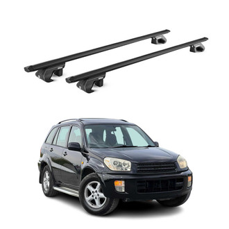 OMAC® - Black Raised Roof Rails Cross Bars