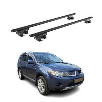 OMAC® - Black Raised Roof Rails Cross Bars