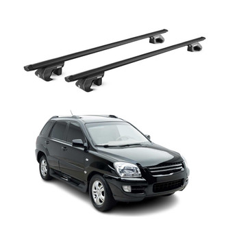 OMAC® - Black Raised Roof Rails Cross Bars